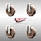 Service Caster 5 Inch 316SS High Temp Glass Filled Nylon Wheel Swivel Bolt Hole Caster Set SCC SCC-SS316BH20S514-GFNSHT-4 - alternate 3